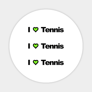 I Heart Tennis Magnet